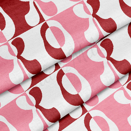 100% Cotton Fabric By the Yard Printed in USA Cotton Sateen - Cotton CTN1214 Valentine's Day