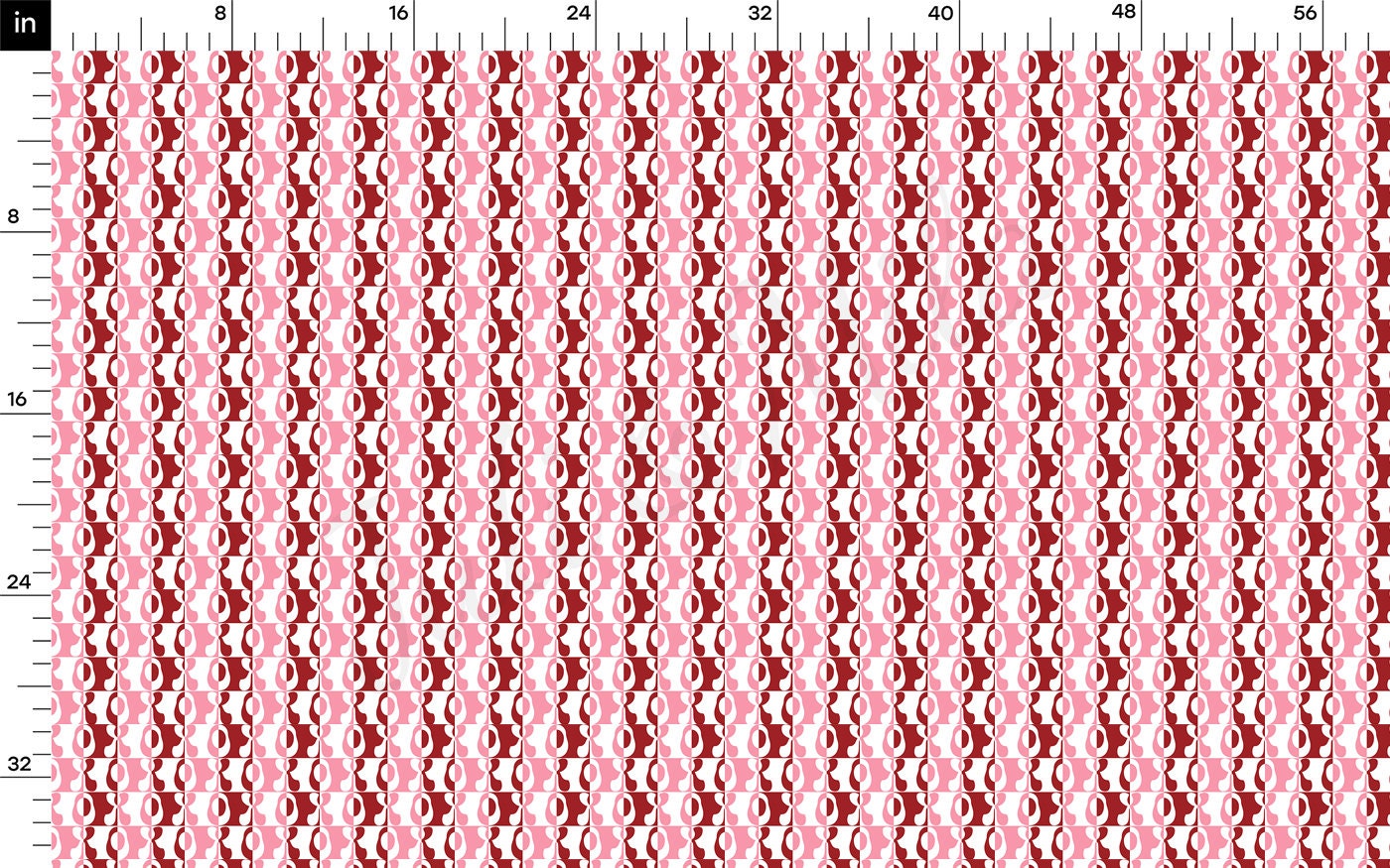 100% Cotton Fabric By the Yard Printed in USA Cotton Sateen - Cotton CTN1214 Valentine's Day