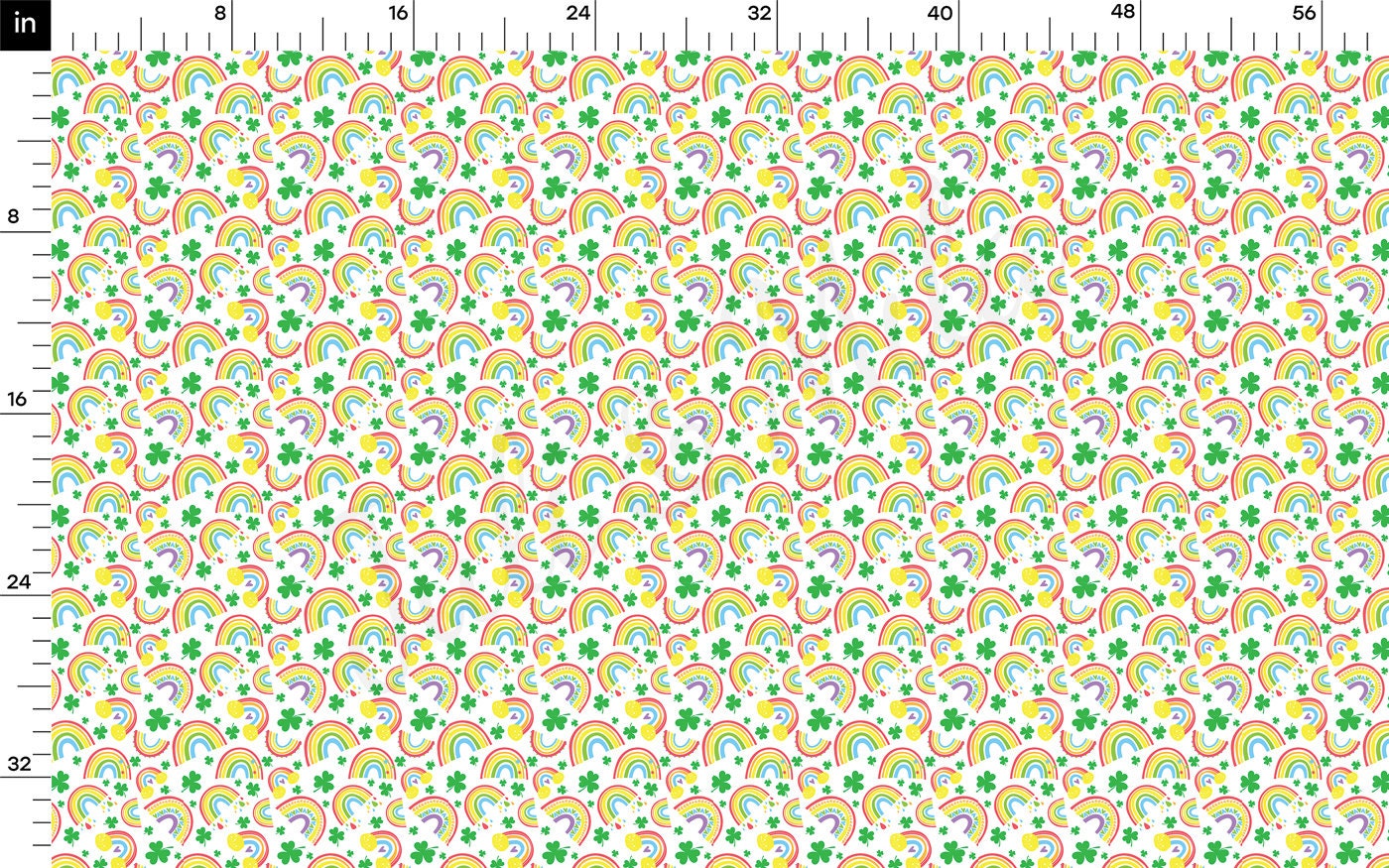 100% Cotton Fabric By the Yard Printed in USA Cotton Sateen - Cotton CTN1232 St. Patrick's Day