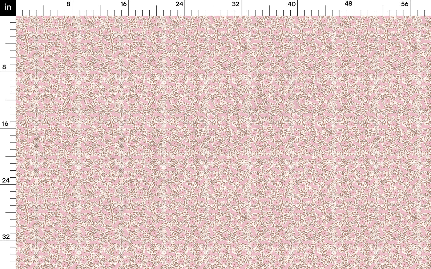100% Cotton Fabric By the Yard Printed in USA Cotton Sateen - Cotton CTN1258 Easter