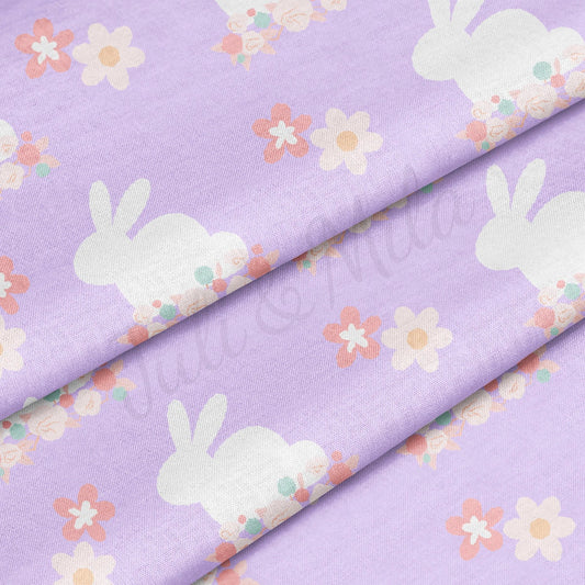 100% Cotton Fabric By the Yard Printed in USA Cotton Sateen - Cotton CTN1259 Easter