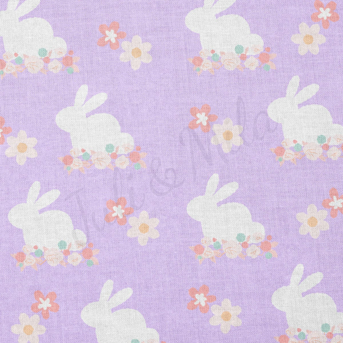 100% Cotton Fabric By the Yard Printed in USA Cotton Sateen - Cotton CTN1259 Easter