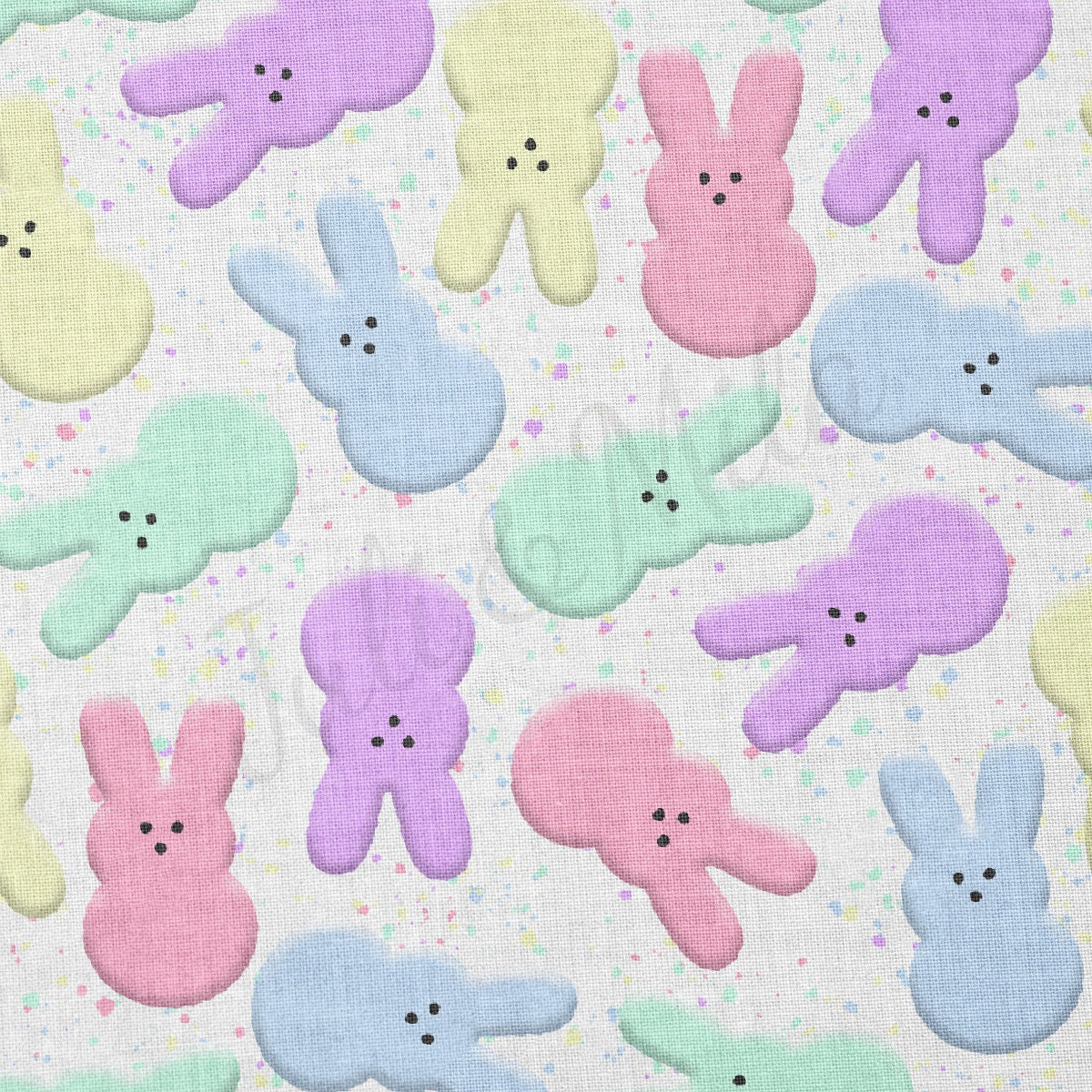 100% Cotton Fabric By the Yard Printed in USA Cotton Sateen - Cotton CTNEast76 Easter