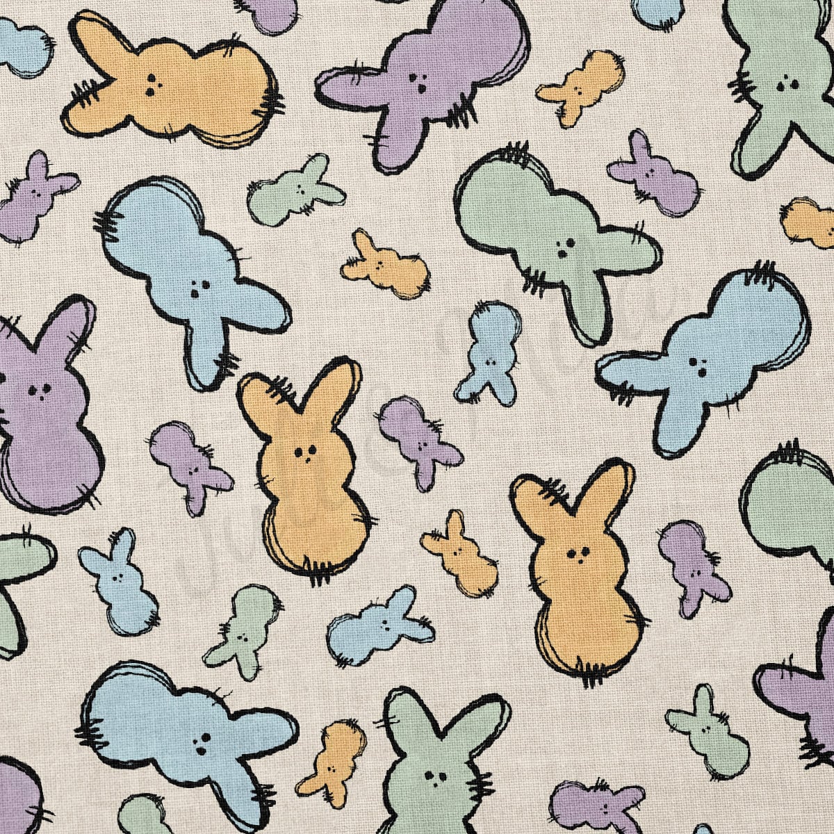100% Cotton Fabric By the Yard Printed in USA Cotton Sateen - Cotton CTNEast79 Easter