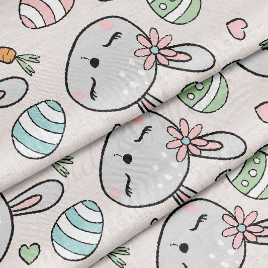 100% Cotton Fabric By the Yard Printed in USA Cotton Sateen - Cotton CTNEast81 Easter