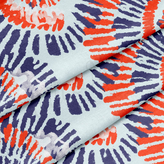 100% Cotton Fabric By the Yard Printed in USA Cotton Sateen - Cotton CTNPT57 4th of July