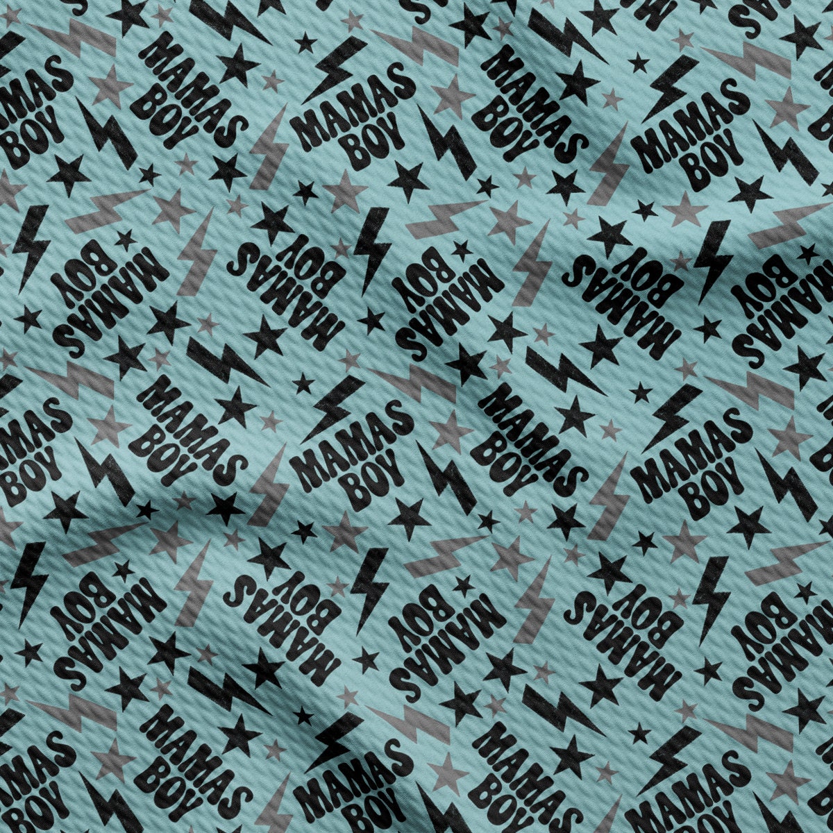 a pattern of stars and arrows on a blue background