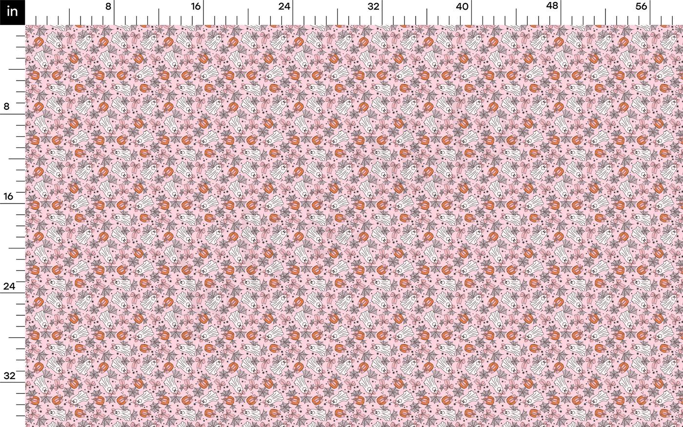 a ruler with a flower pattern on it