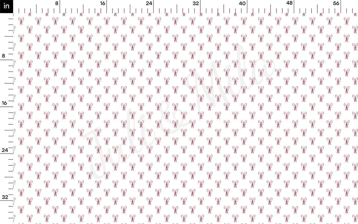 a ruler with red numbers on it