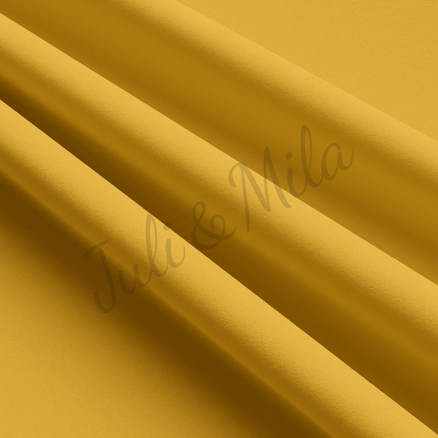 Mustard Double Brushed Polyester Fabric