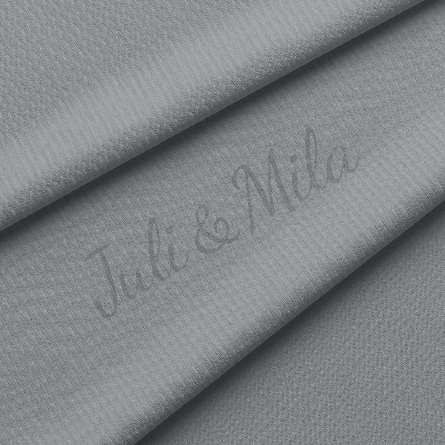 Ultimate Gray Rib Knit Fabric