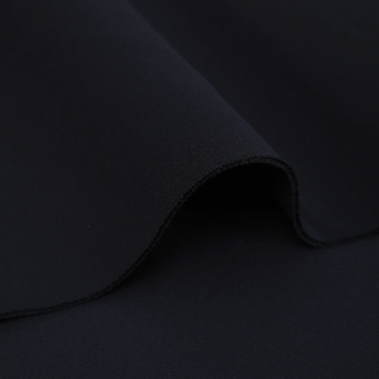 Black Super Techno Scuba Neoprene Fabric