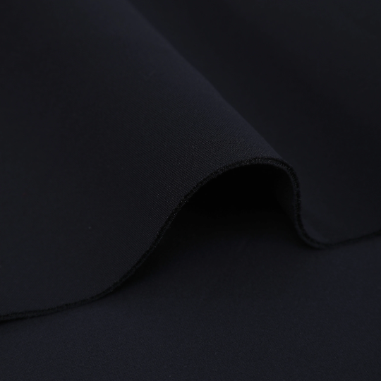 Black Super Techno Scuba Neoprene Fabric