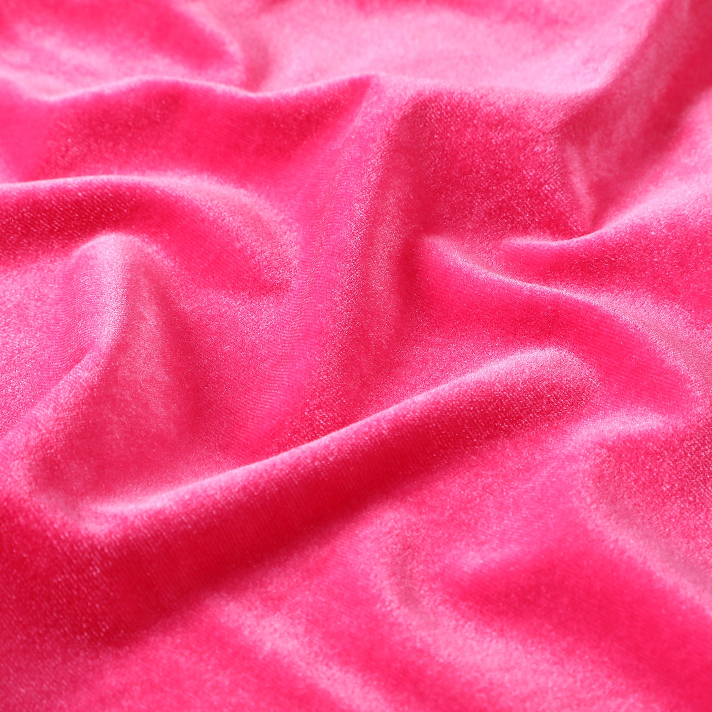 Raspberry Stretchy Velvet Fabric