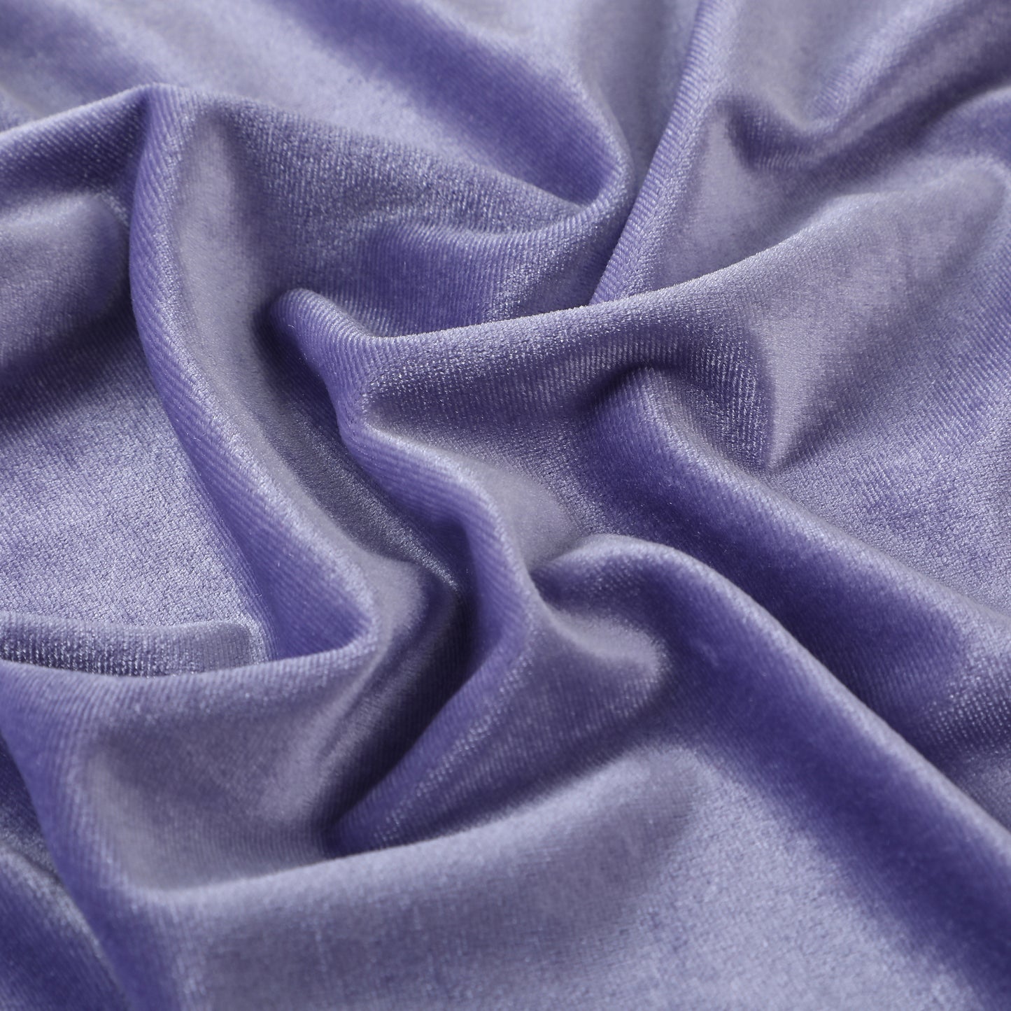 Lilac Stretchy Velvet Fabric
