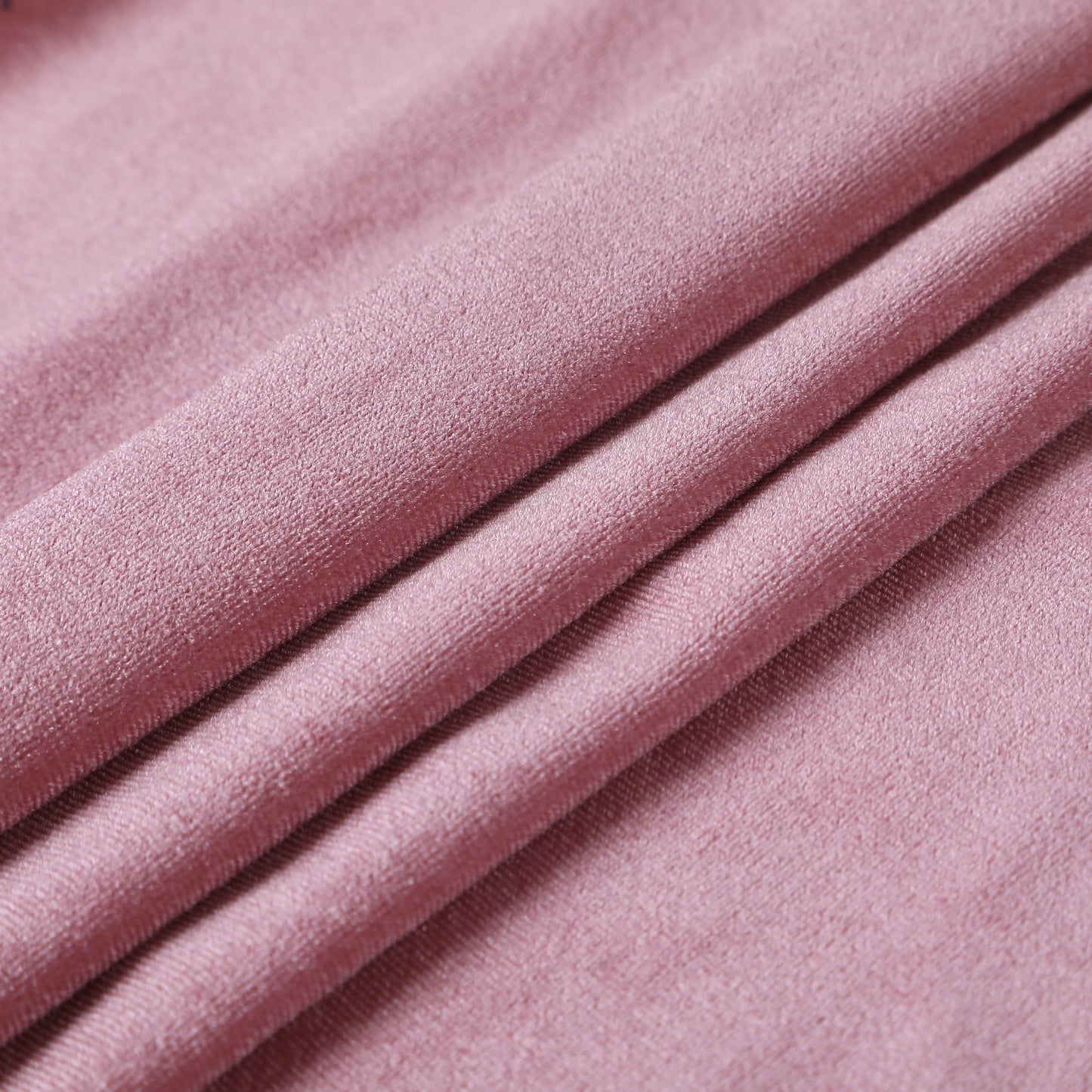 Mauve Stretchy Velvet Fabric