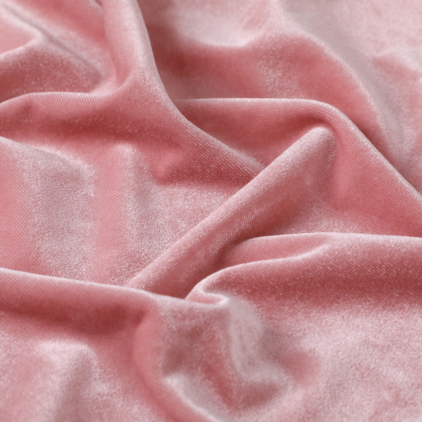 Dusty pink Stretchy Velvet Fabric