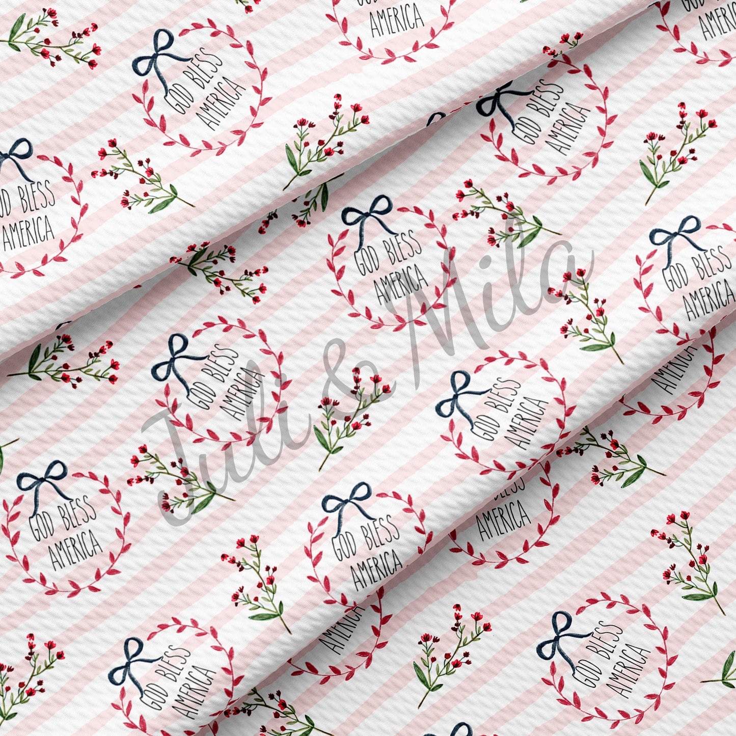 Printed Liverpool Bullet Textured Fabric