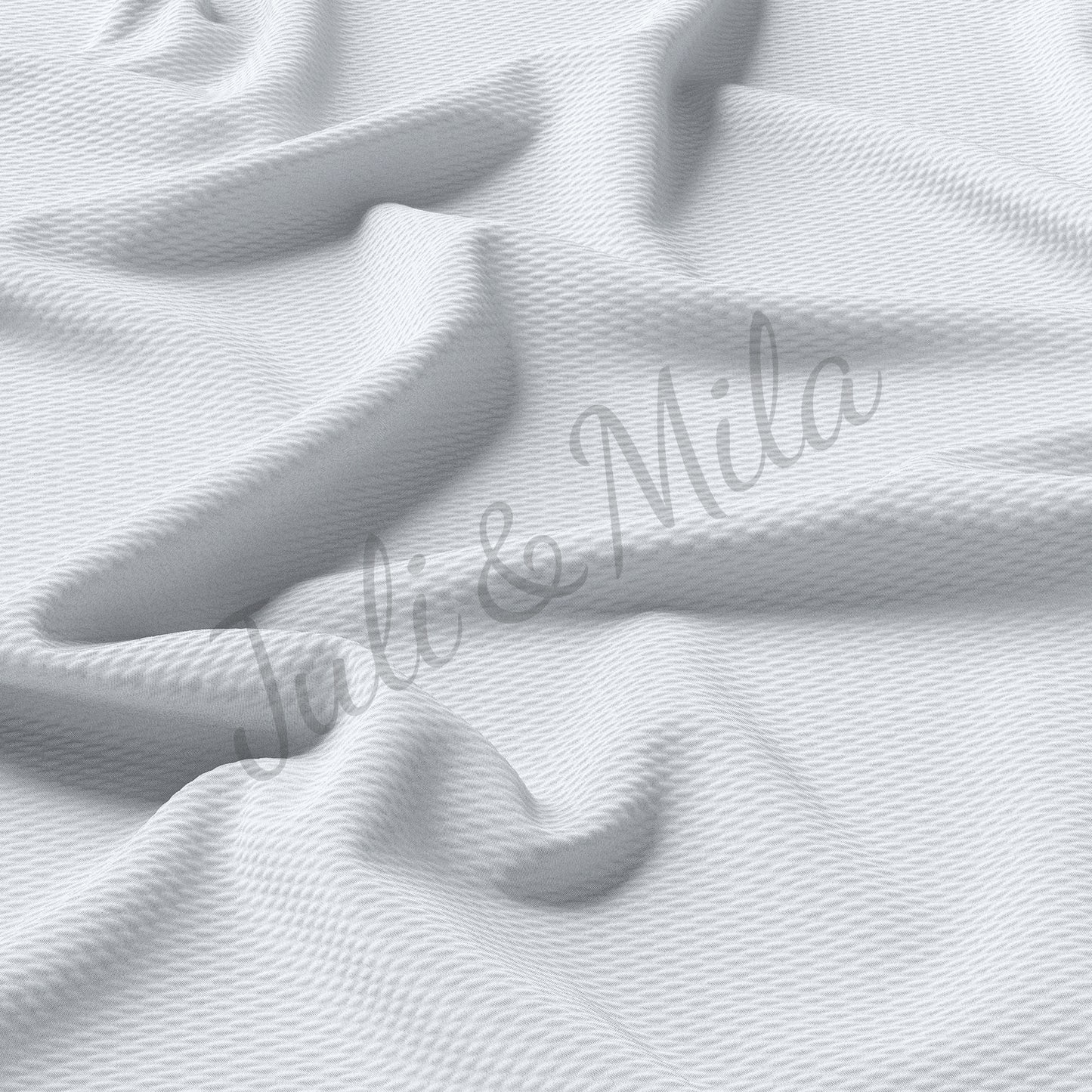 White Liverpool Bullet Textured Fabric