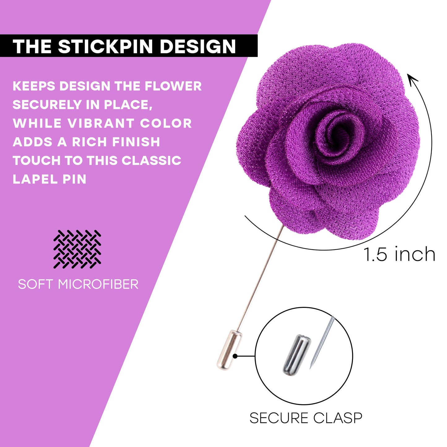 Grape Flower Lapel Pin, Purple Lapel Pin, Lapel Pin, Wedding Lapel Pin, Men Lapel Pin, Lapel Flower, Wedding Boutonniere, Gift, Men's Lapel