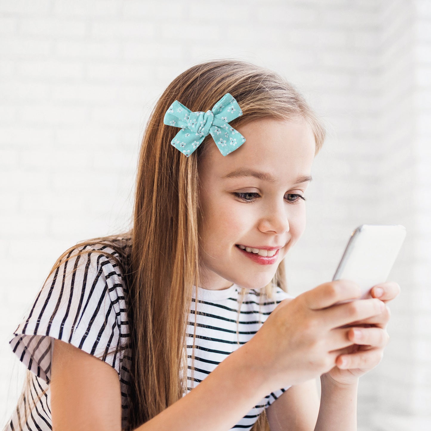 Linen hair bow clips bows for toddlers girls, school bow bows hair clips for girls barrettes alligator clip