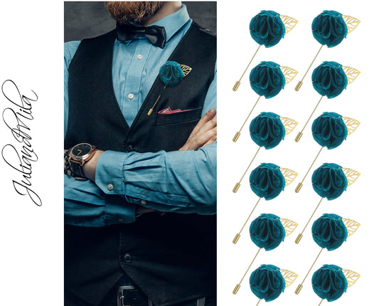 Flower Lapel Pin, Emerald Lapel Pin, Lapel Pin, Wedding Lapel Pin, Men Lapel Pin, Lapel Flower, Wedding Boutonniere, Gift, Men's Lapel