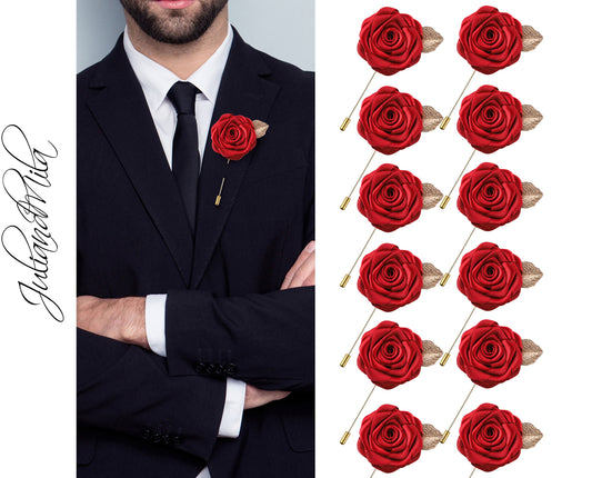 Wedding Boutonniere, Wine Flower Lapel Pin, Lapel Pin, Lapel Pin, Wedding Lapel Pin, Men Lapel Pin, Lapel Flower, Gift, Men's Lapel