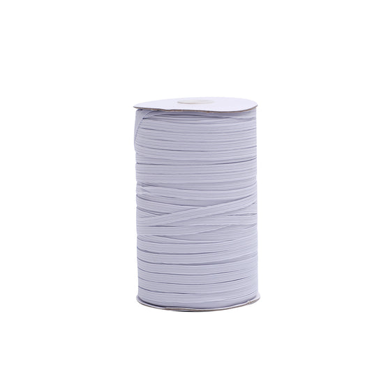 White 1/4 inch Elastic for Sewing Face Mask Skinny Elastic by the yard Thin Braided Elastic 6mm Elastic Band Rope Cord Flat Flat Strap