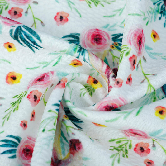 Unicorn Bullet Textured Fabric Floral (F10)