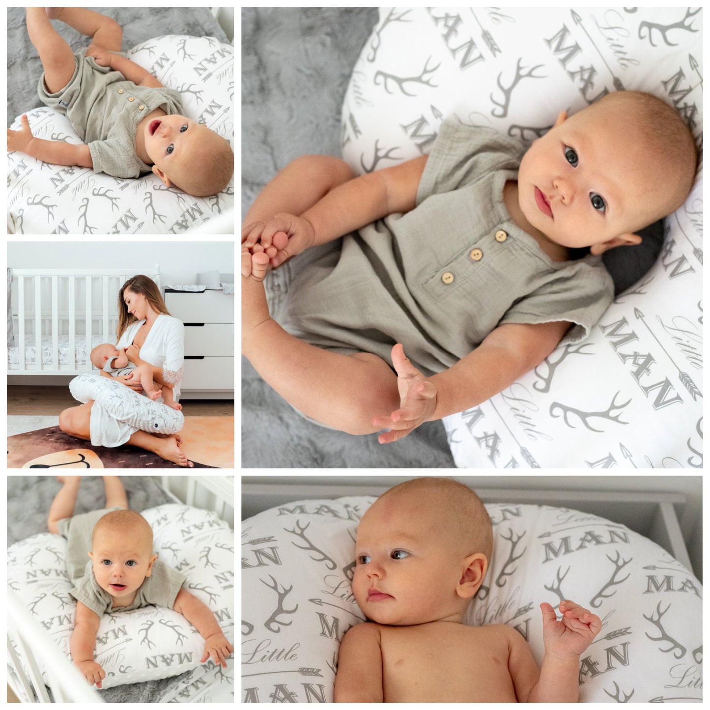 JLIKA Baby Blankets for Boys - Swaddle Newborn Receiving Minky Blanket Boy (Little Man), Blankets for boys