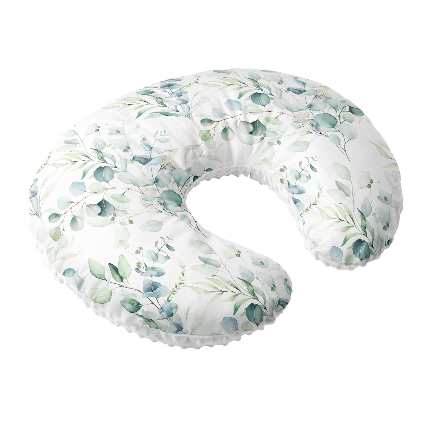 Nursing Pillow Cover, 100% Cotton , Slipcover Minky Boy Girl - Woodland Nursery Decor for Baby Boys and Girls Pillow Cover Greenery
