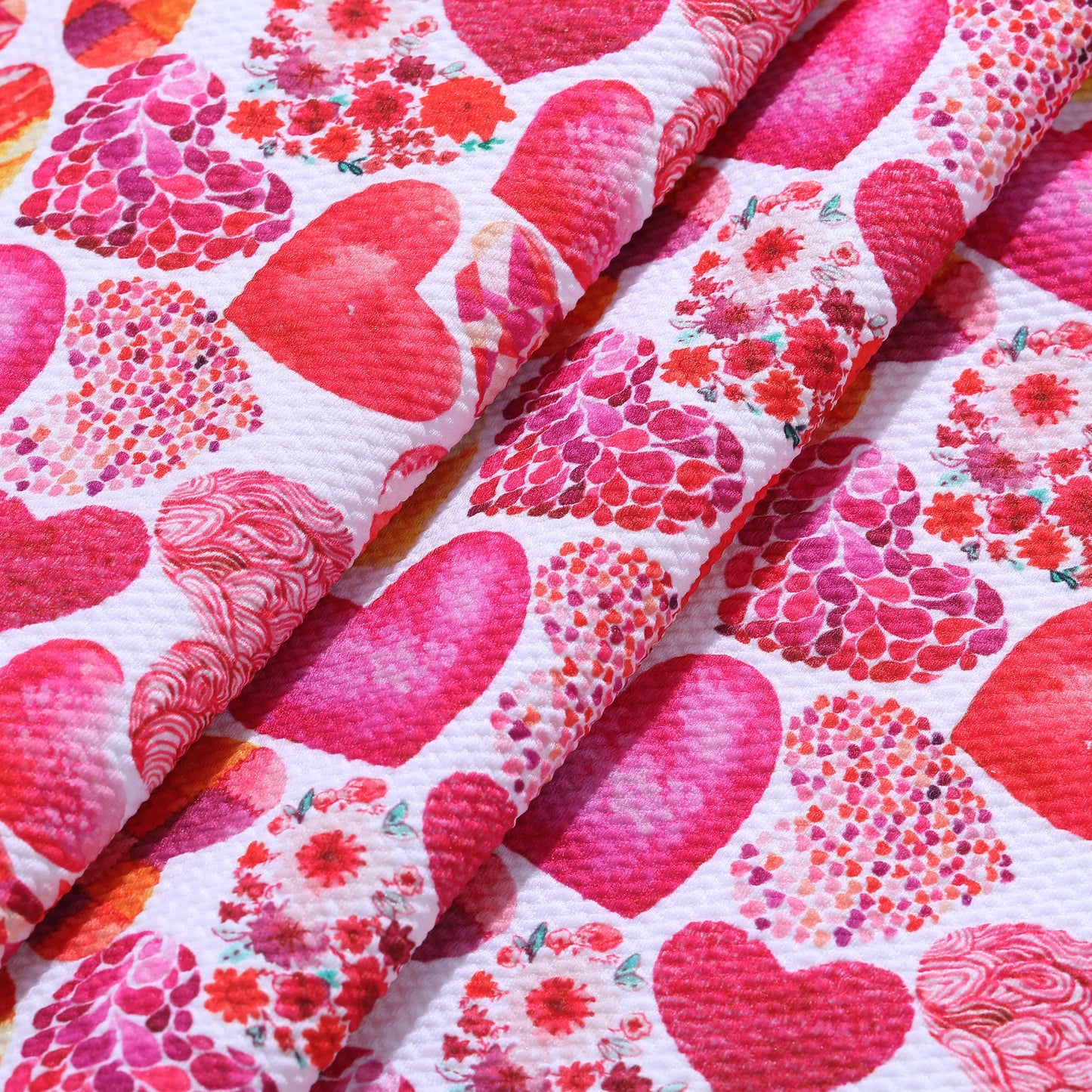 Bullet Textured Fabric Valentines day (V5)