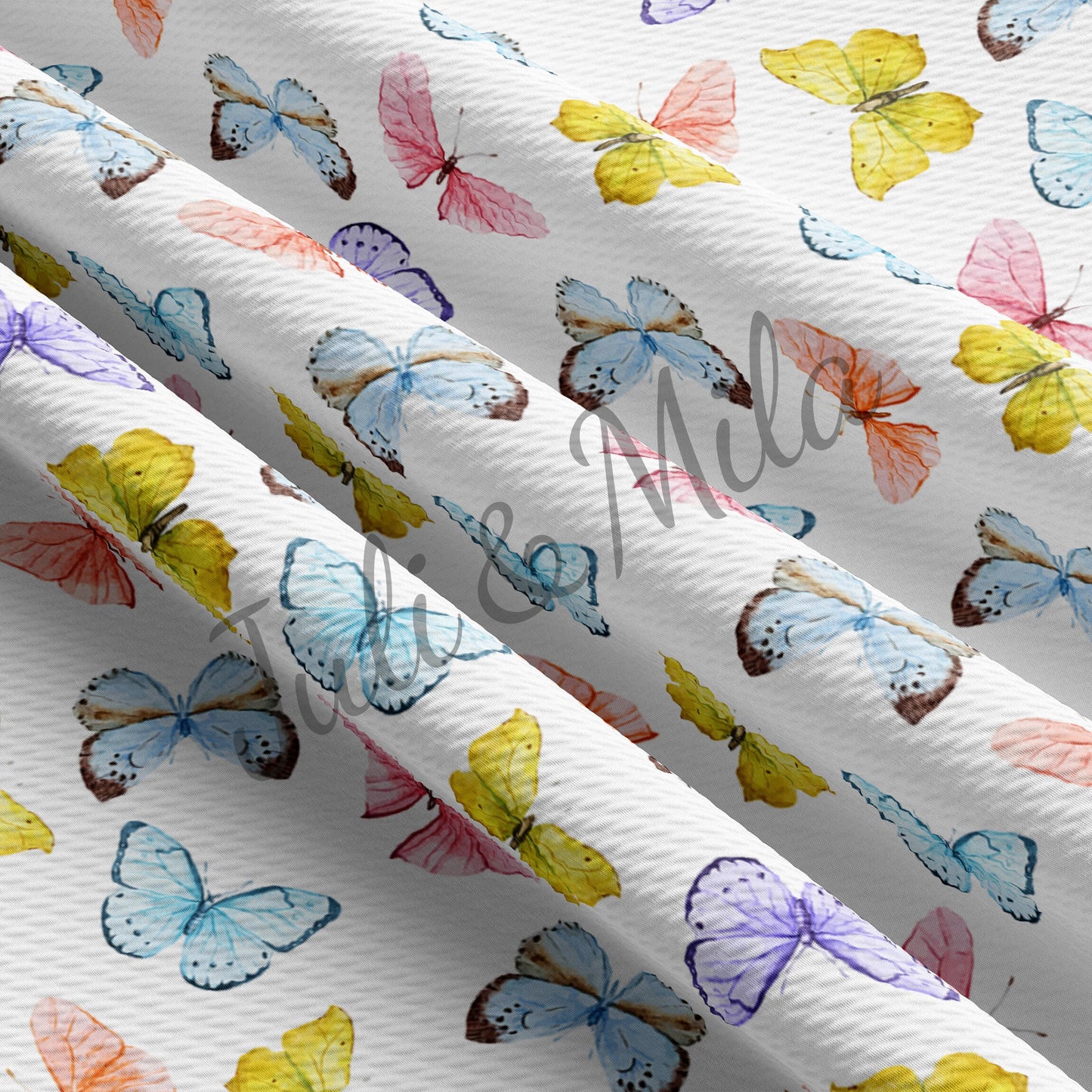Easter Printed Liverpool Bullet Textured Fabric by the yard 4 Way Stretch Solid Strip Thick Liverpool Fabric Egg Bunny Pastel(E33)
