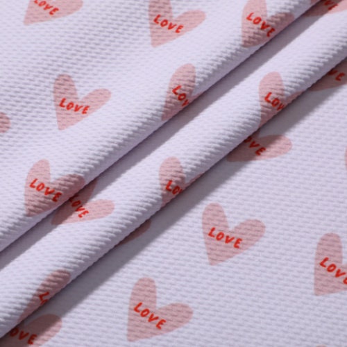 Bullet Textured Fabric Valentines day (V12)