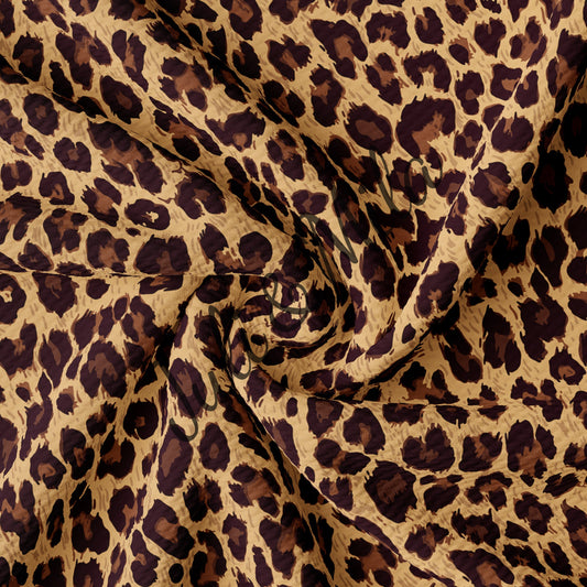 Bullet Textured Fabric Leopard