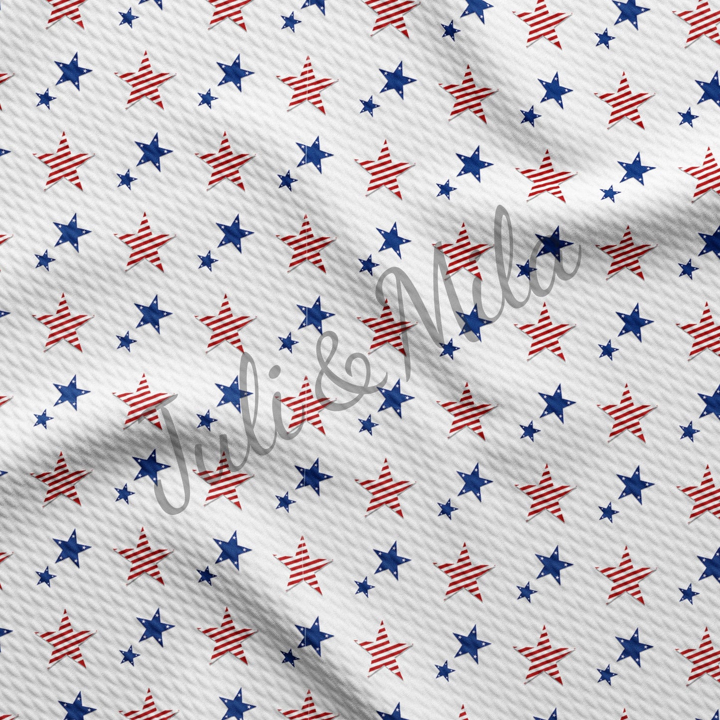 Patriotic 4th of July Bullet Fabric PT17