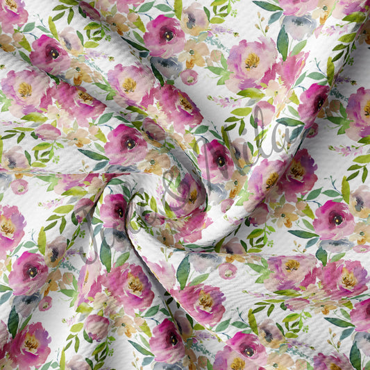 Bullet Textured Fabric Floral (F32)
