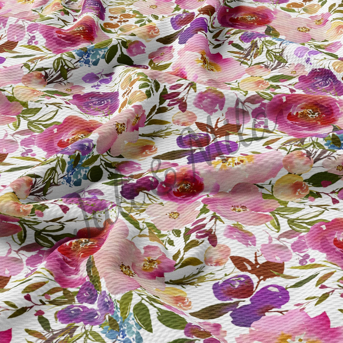 Bullet Textured Fabric Floral (F27)