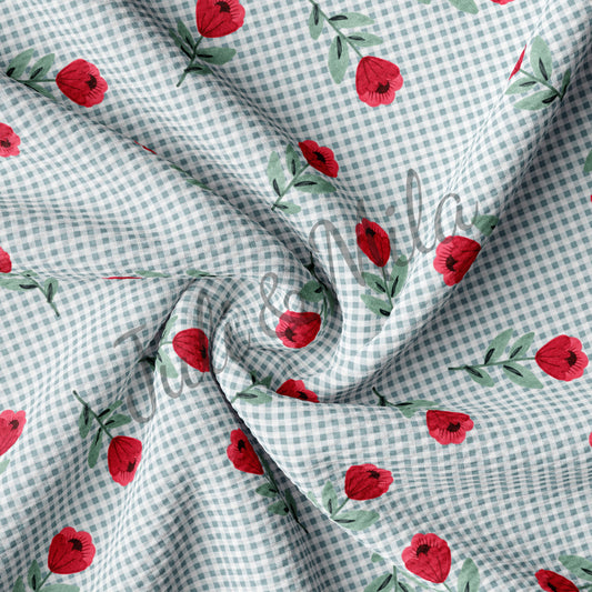 Bullet Textured Fabric Floral57