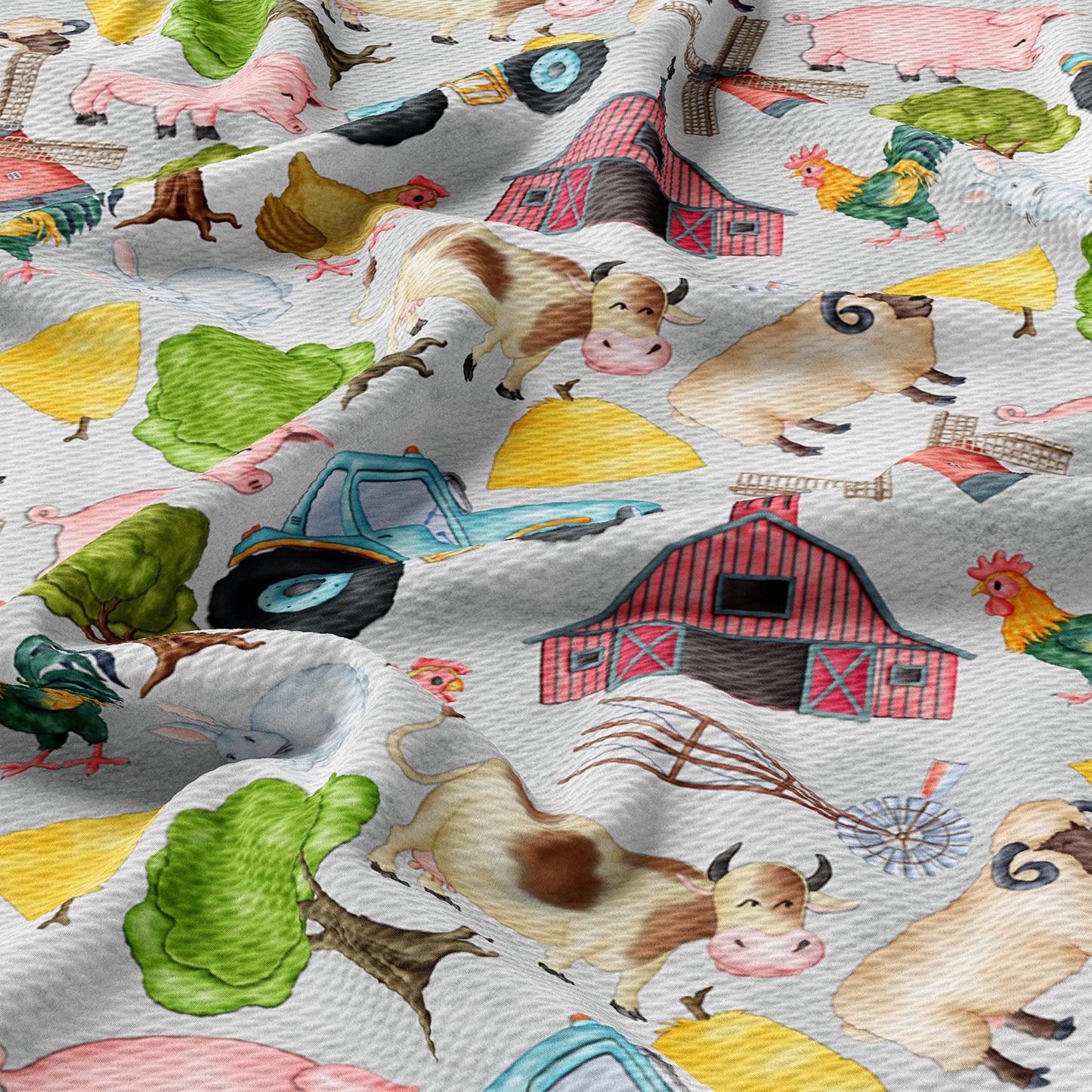 Bullet Textured Fabric Animals AA26