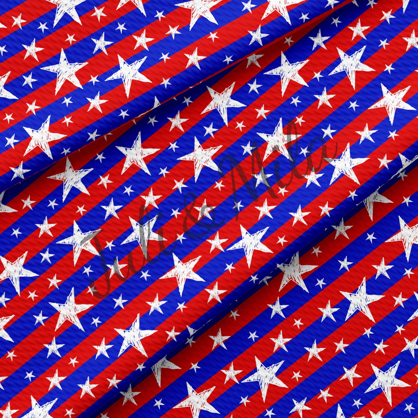 Patriotic 4th of July Bullet Fabric PT35