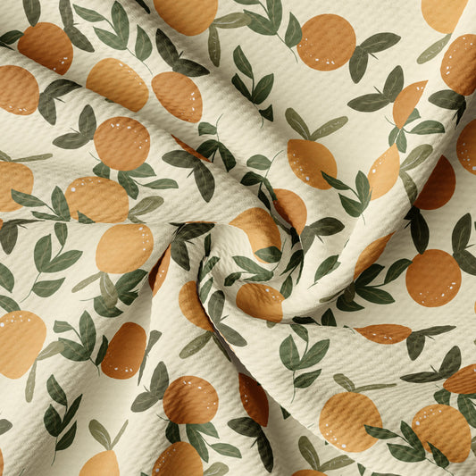 Orange Bullet Textured Fabric Orange4