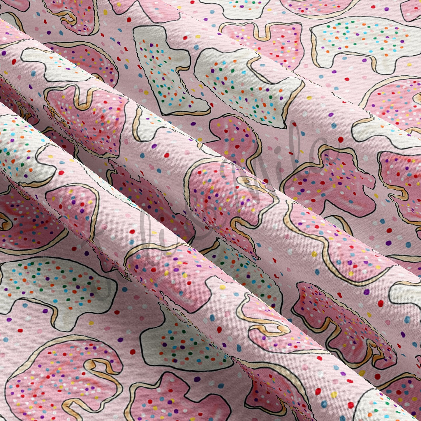 Sweets Textured Fabric AA543 Animal Crackers