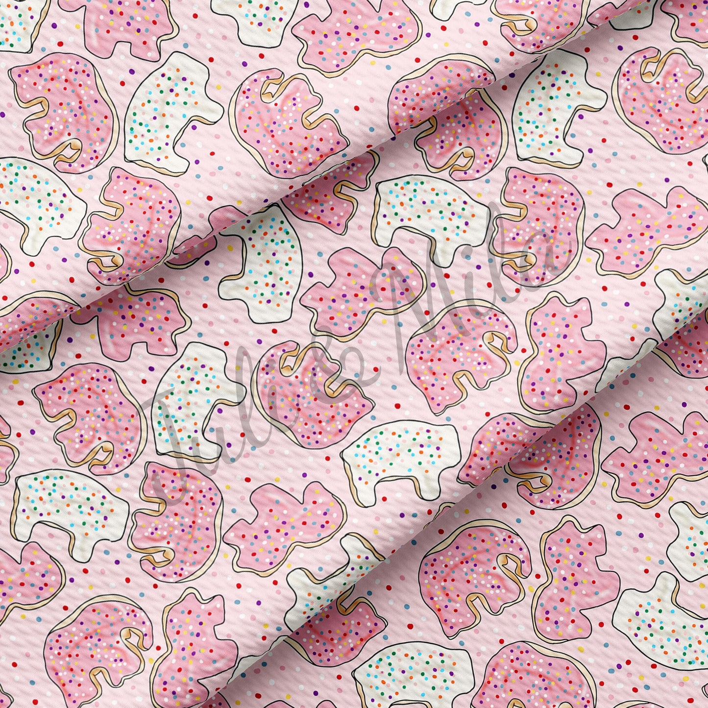 Sweets Textured Fabric AA543 Animal Crackers