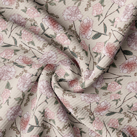 Bullet Textured Fabric Floral63