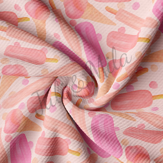 Ice cream Bullet Textured Fabric AA90