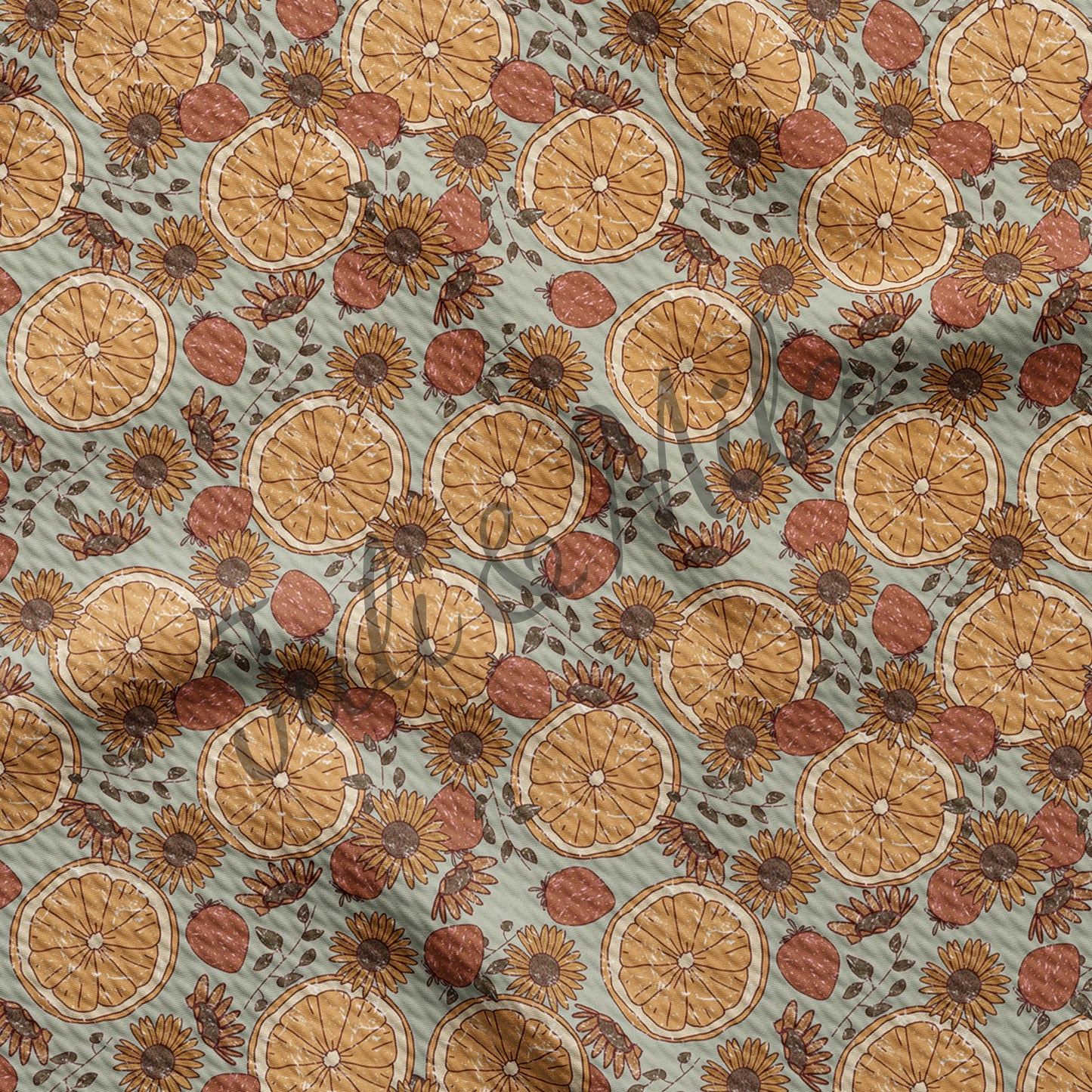 Orange Bullet Fabric AA270