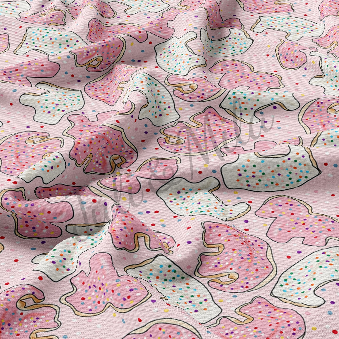 Sweets Textured Fabric AA543 Animal Crackers