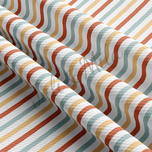 Stripes Printed Liverpool Bullet Textured Fabric stripes