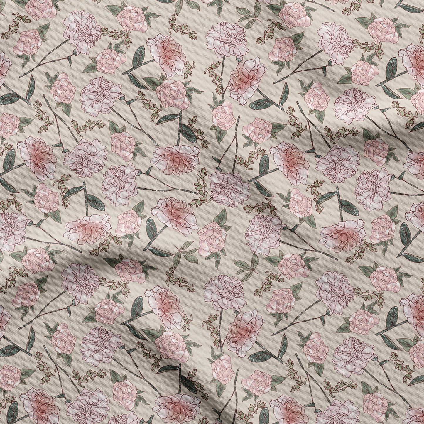 Bullet Textured Fabric Floral63